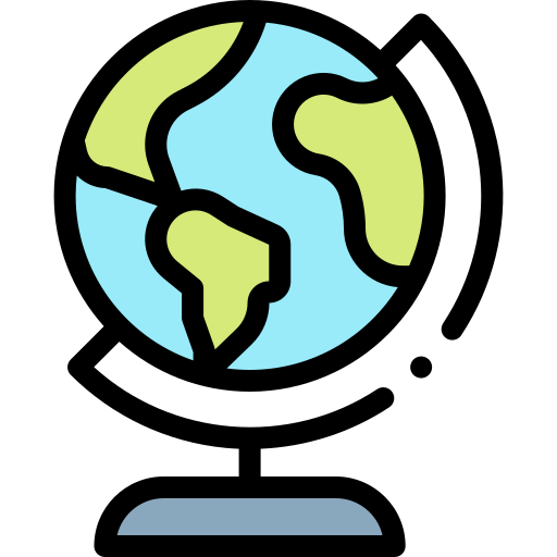 Geography Detailed Rounded Lineal color icon