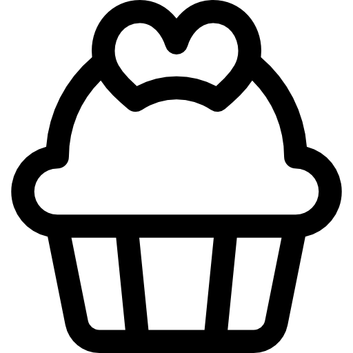 컵케익 Basic Rounded Lineal icon