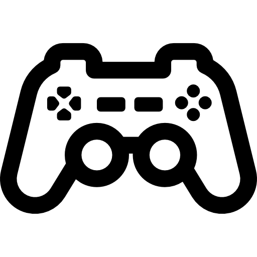 Gamepad Basic Rounded Lineal icon