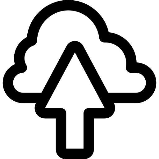 computing cloud Basic Rounded Lineal icon