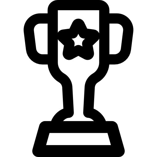 trophée Basic Rounded Lineal Icône