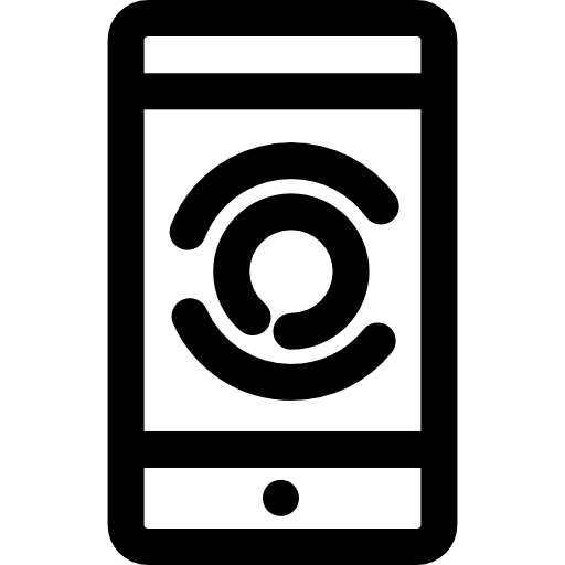 Smartphone Basic Rounded Lineal icon