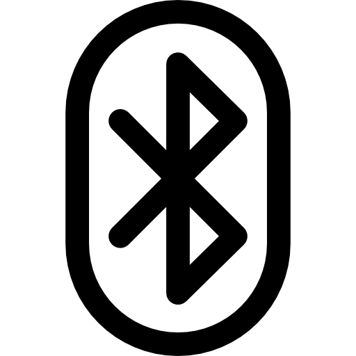 bluetooth Basic Rounded Lineal icona