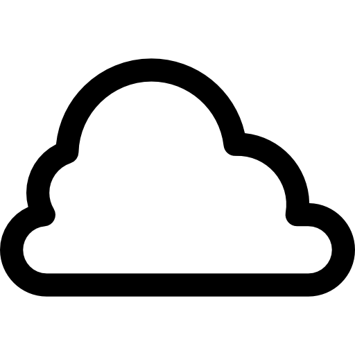 Cloud Basic Rounded Lineal icon