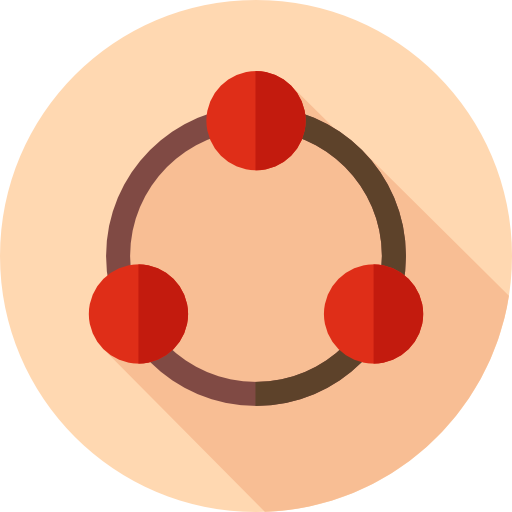通信網 Flat Circular Flat icon