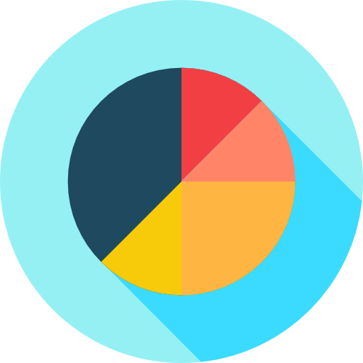 finanzen Flat Circular Flat icon