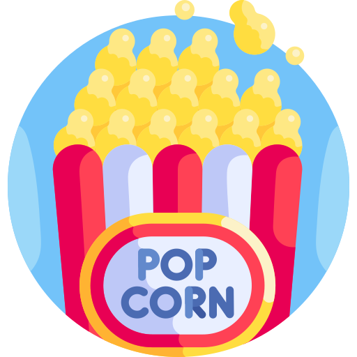 Popcorn Detailed Flat Circular Flat icon