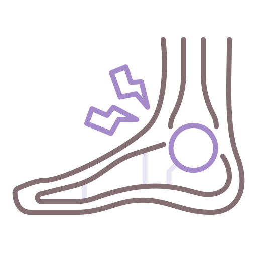 Foot Flaticons Lineal Color icon