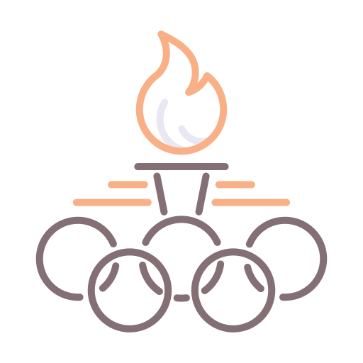 olimpiada Flaticons Lineal Color ikona