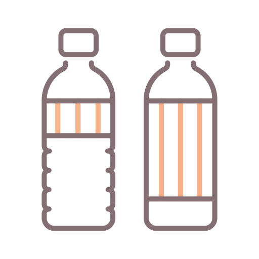 wasserflasche Flaticons Lineal Color icon