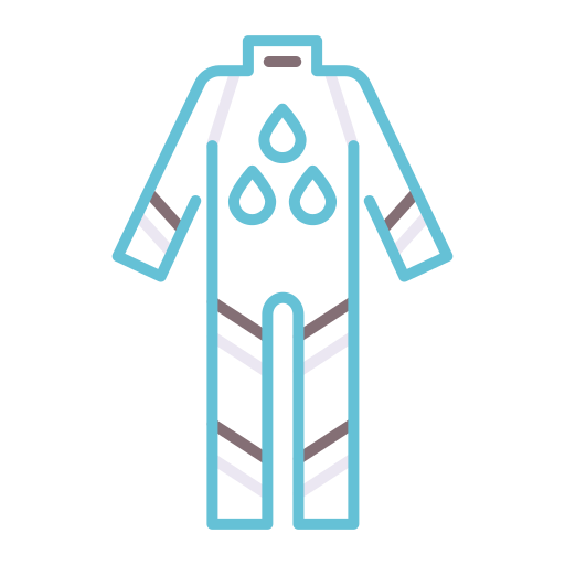 Diving suit Flaticons Lineal Color icon