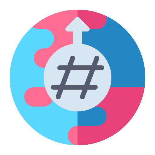 hashtag Flaticons Flat ikona