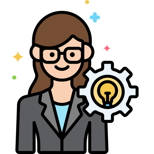 Hr manager Flaticons Lineal Color icon