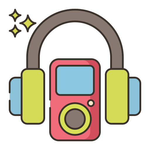 audioprzewodnik Flaticons Lineal Color ikona