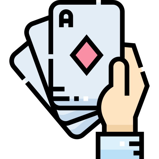 jouer aux cartes Detailed Straight Lineal color Icône