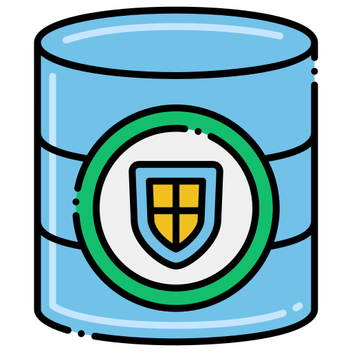 Data protection Flaticons Lineal Color icon