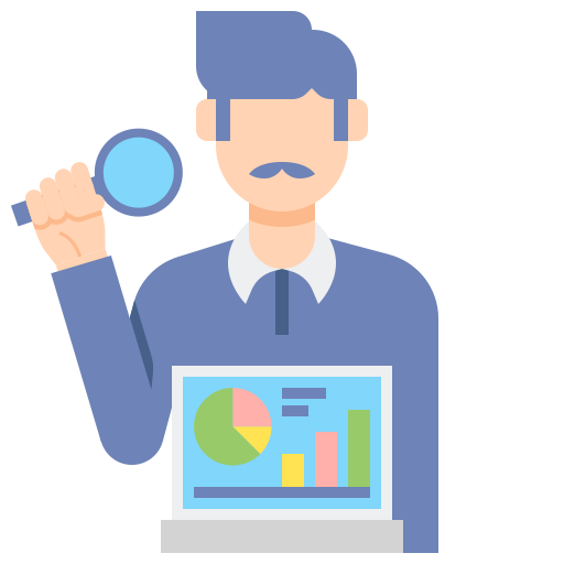 business analyst Flaticons Flat icon