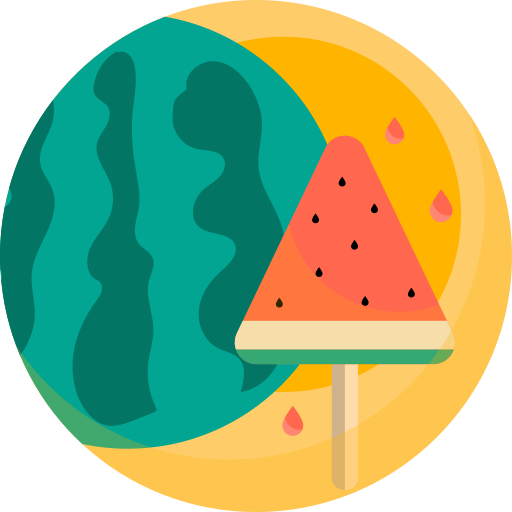 watermeloen Generic Circular icoon