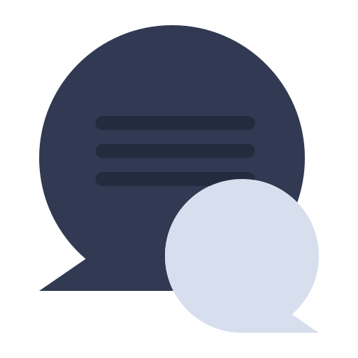 chat-blase Flatart Icons Flat icon