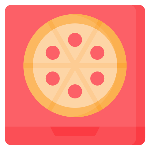 pudełko na pizzę Generic Flat ikona