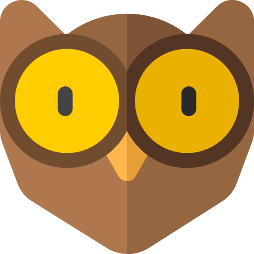 Owl Basic Rounded Flat icon