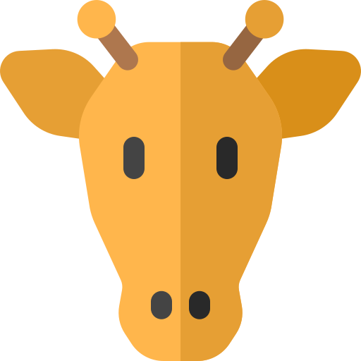 girafa Basic Rounded Flat Ícone