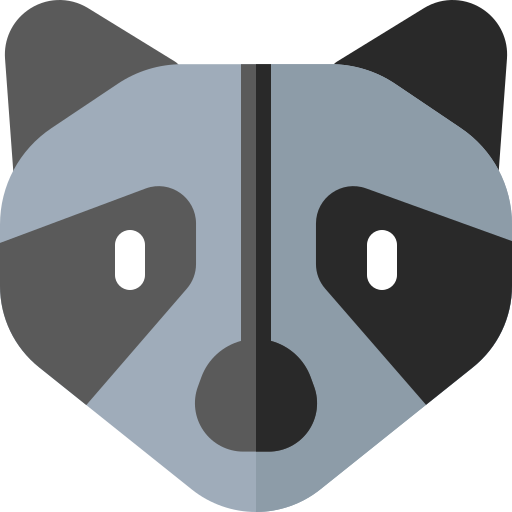 waschbär Basic Rounded Flat icon