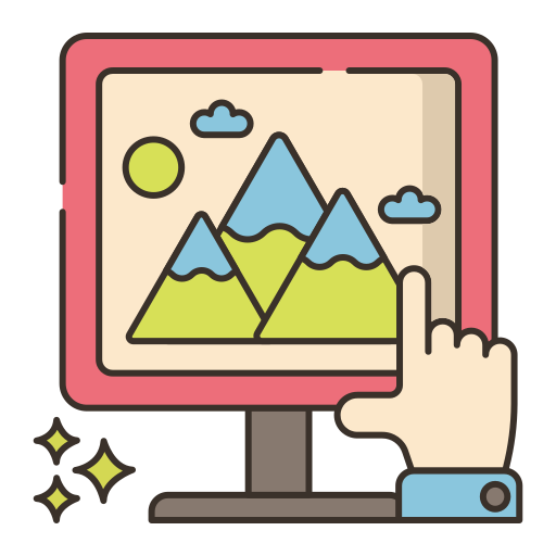 Interactive content Flaticons Lineal Color icon