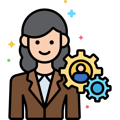 Manager Flaticons Lineal Color icon