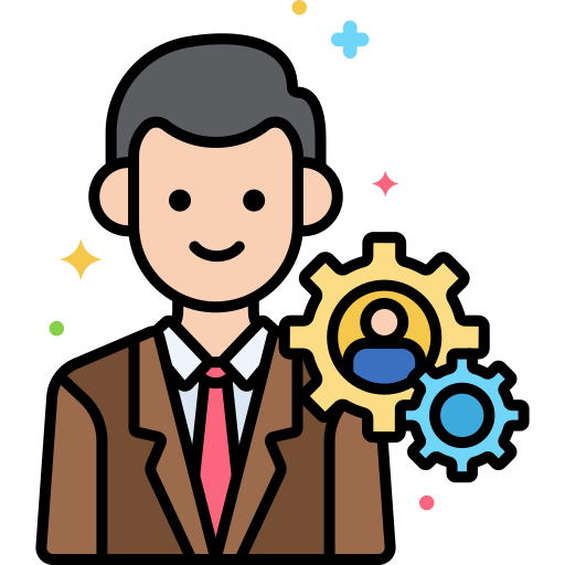 Manager Flaticons Lineal Color icon