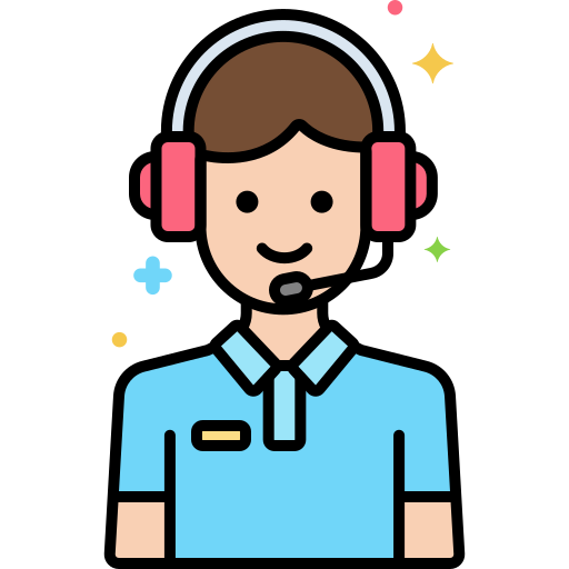 Customer support Flaticons Lineal Color icon
