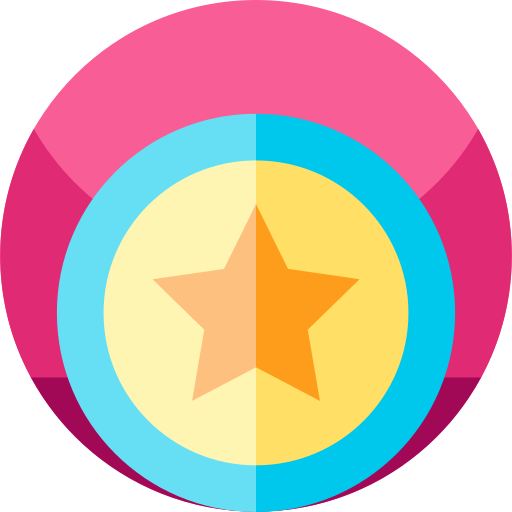 frisbee Geometric Flat Circular Flat icono