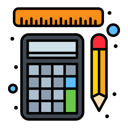 Calculator Flatart Icons Lineal Color icon