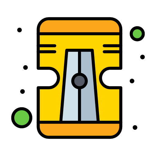 Sharpener Flatart Icons Lineal Color icon