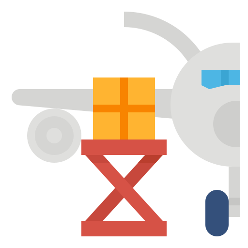 Air Freight Aphiradee (monkik) Flat icon