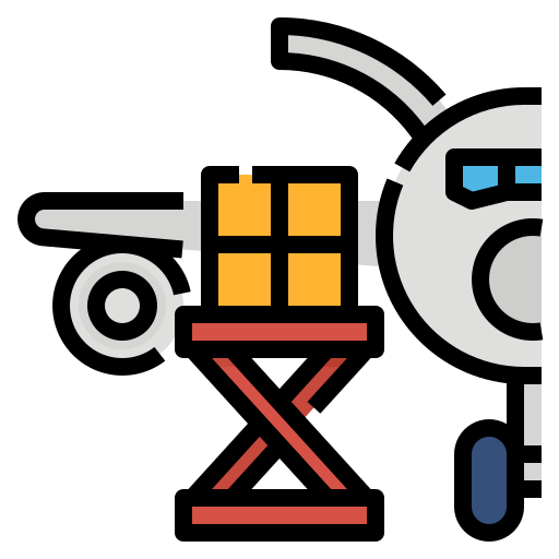 Air Freight Aphiradee (monkik) Lineal Color icon