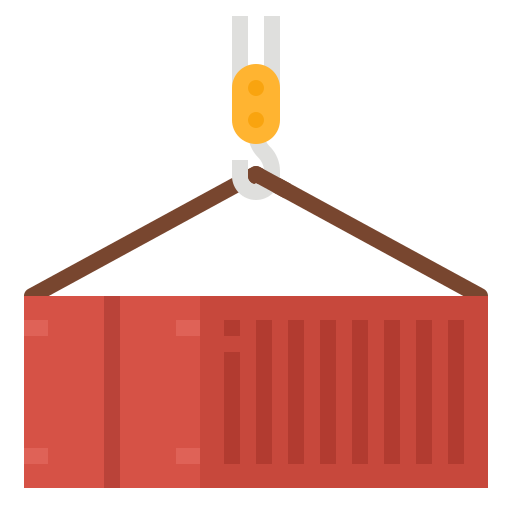 Container Aphiradee (monkik) Flat icon