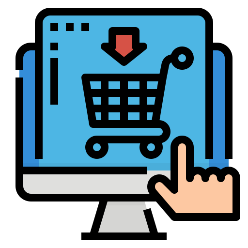 Online shopping Aphiradee (monkik) Lineal Color icon