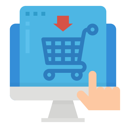 Online shopping Aphiradee (monkik) Flat icon
