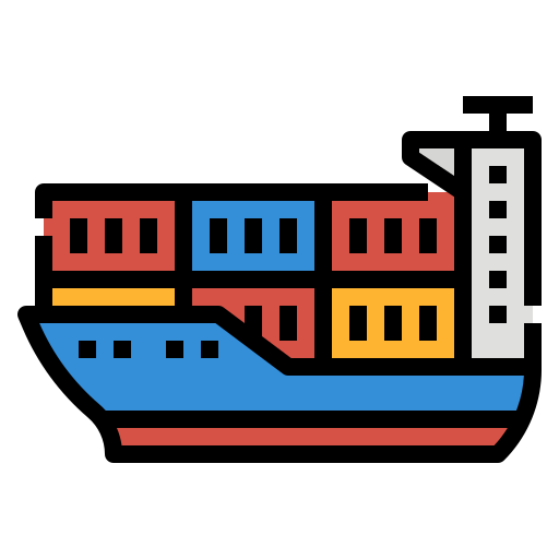 Shipping Aphiradee (monkik) Lineal Color icon