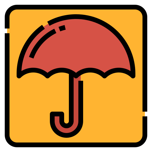 paraguas Aphiradee (monkik) Lineal Color icono