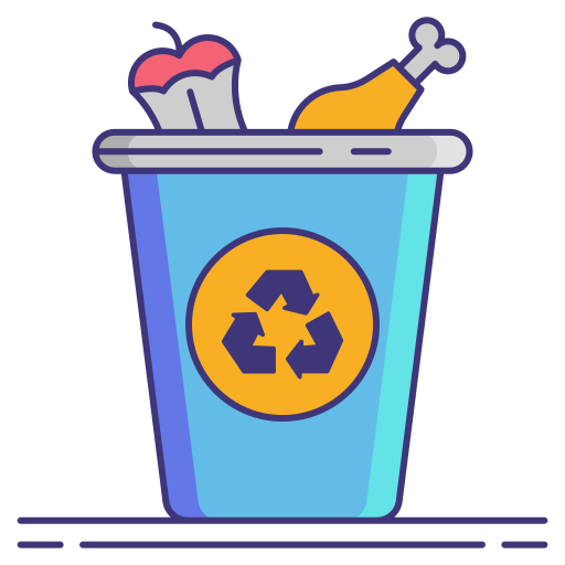 Food container Flaticons Lineal Color icon