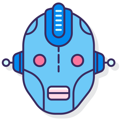 로봇 맨 Flaticons Lineal Color icon