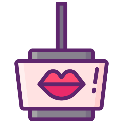 pocałunek Flaticons Lineal Color ikona