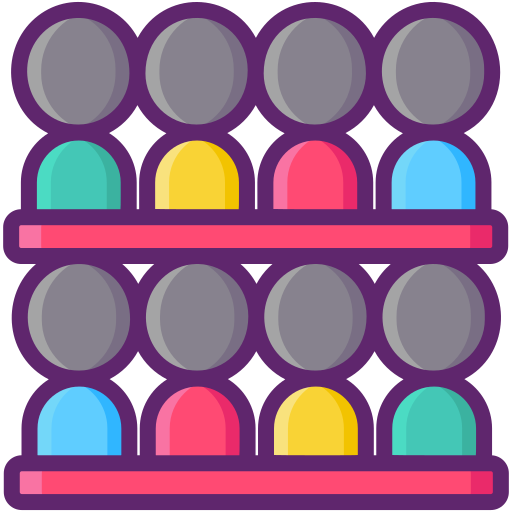sitze Flaticons Lineal Color icon