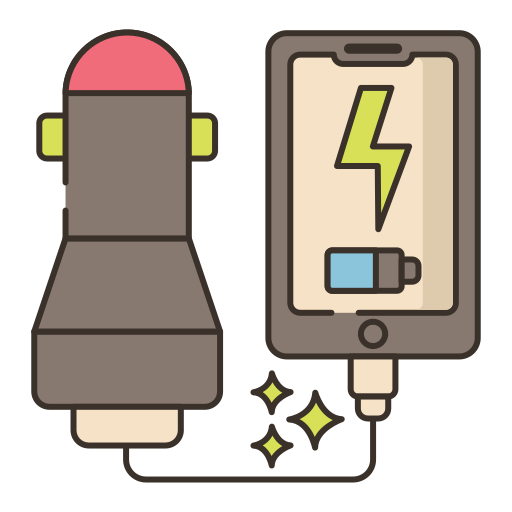 oplader Flaticons Flat icoon