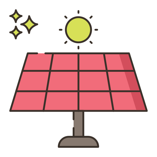 sonnenkollektor Flaticons Flat icon