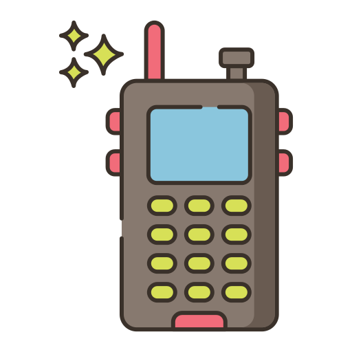 walkie-talkie Flaticons Flat icoon