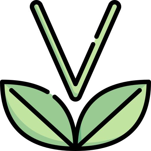 vegano Special Lineal color icono