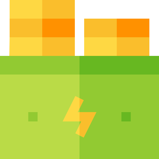 Battery Basic Straight Flat icon